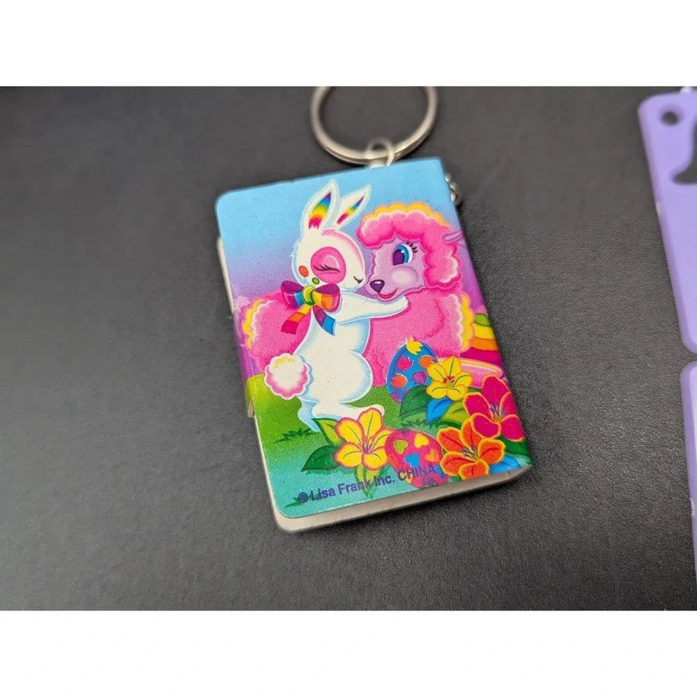 VTG Mix LOT of  Lisa Frank in Rainbow Chaser Horse Stationery Collectors Tin